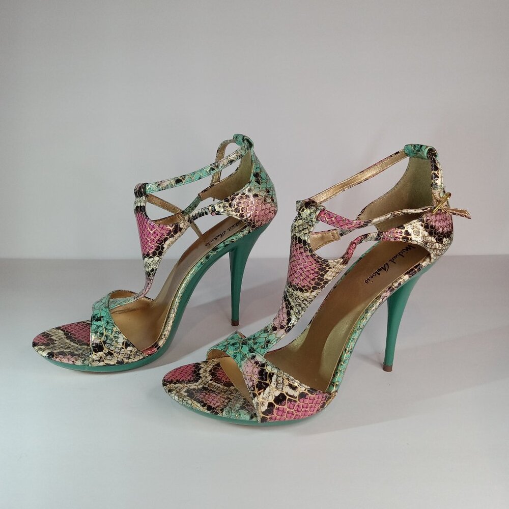 Michael Antonio SHAZAY AQUA  Size 10 M HEELS